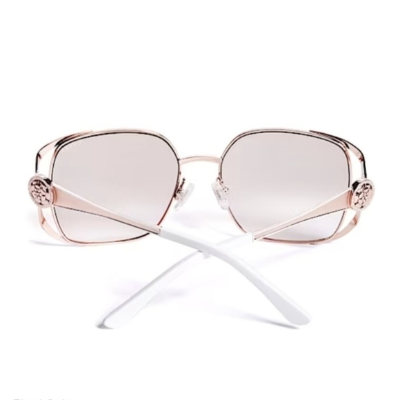 Guess Metallic Pink Square Sunglasses main image 7